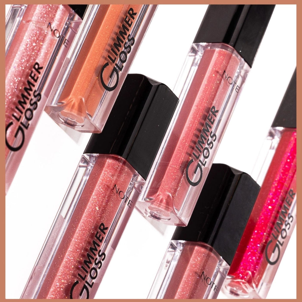 Note Glimmer Gloss Shimmering Moisturizing Lip Gloss 10 Poppy Coral