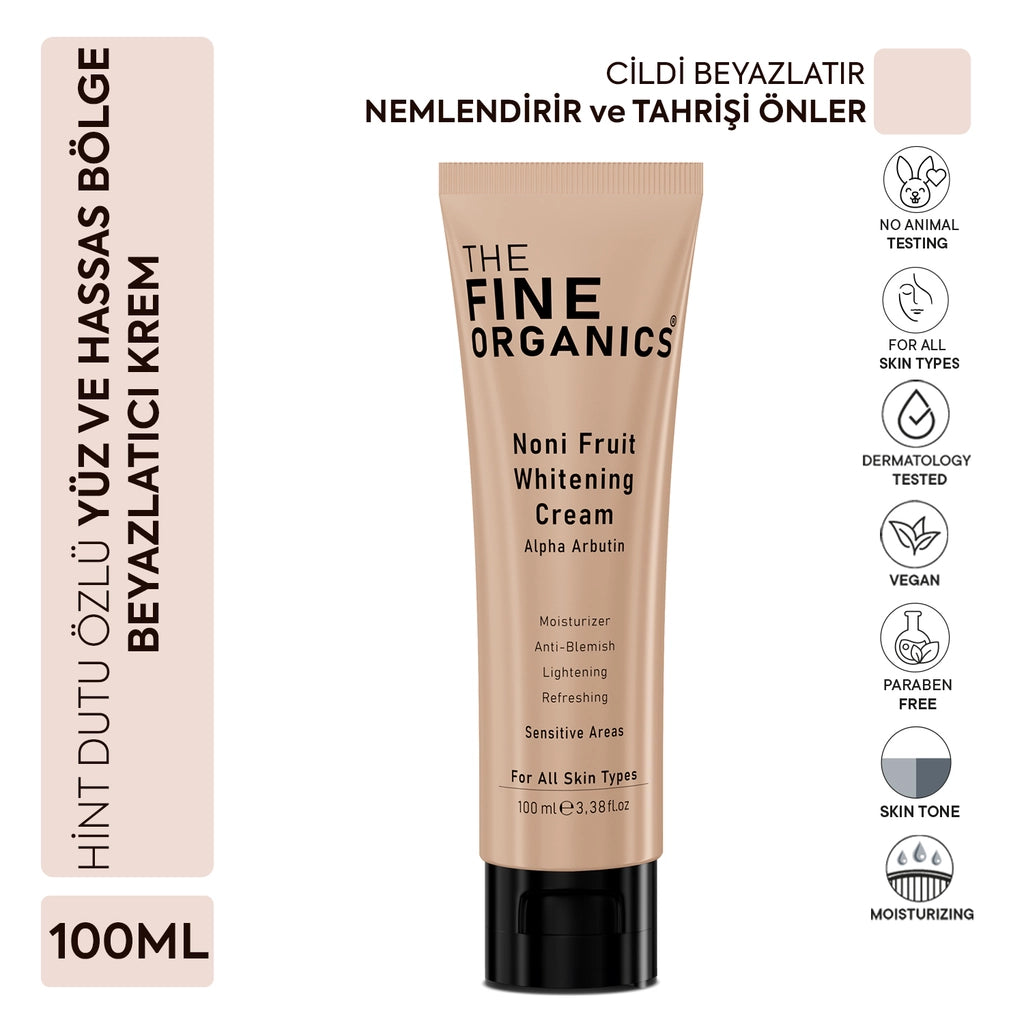 The Fine Organics Whitening Face and Body Cream with Indian Mulberry Extract 100 ml