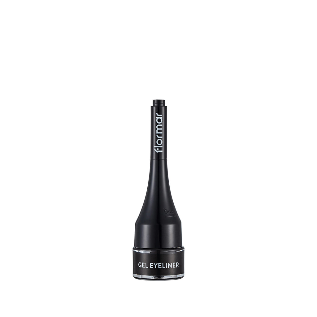 Flormar Intensely Pigmented Matte Finish Self-Brush Gel Eyeliner 001 Black