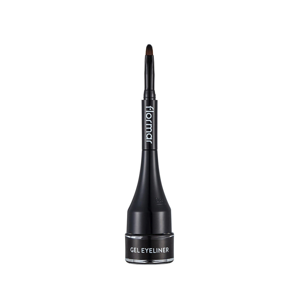 Flormar Intensely Pigmented Matte Finish Self-Brush Gel Eyeliner 001 Black