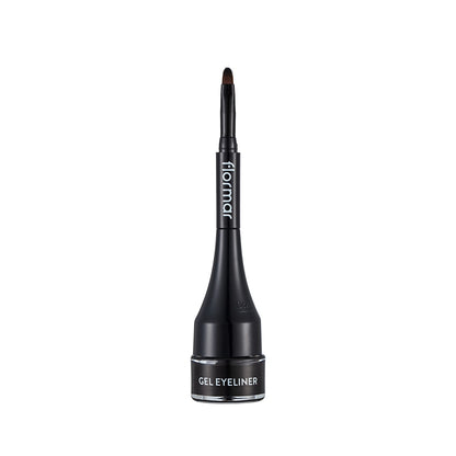 Flormar Intensely Pigmented Matte Finish Self-Brush Gel Eyeliner 001 Black