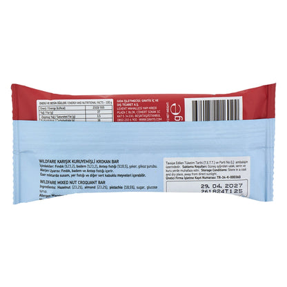 Wildfare Mixed Nuts Croquant Bar 40 gr