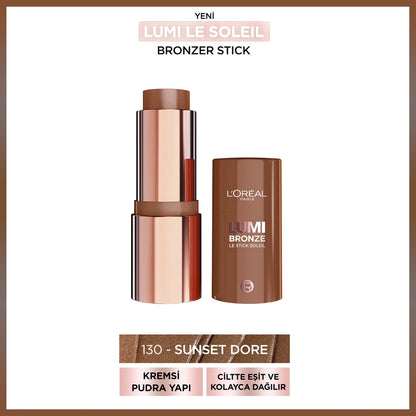 Loreal Paris Lumi Stick Bronzer 130 Sunset Gold