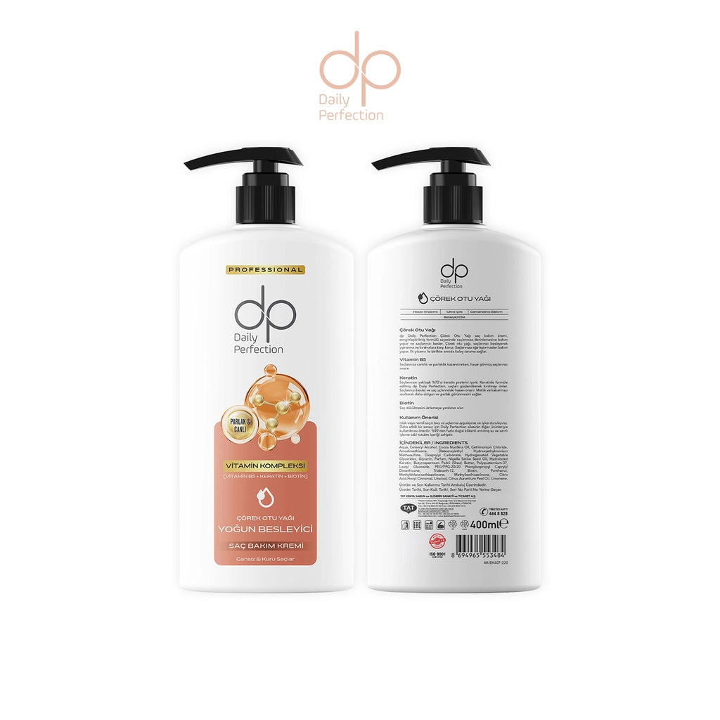Dp Hair Care Cream Black Cumin Oil 400 ml