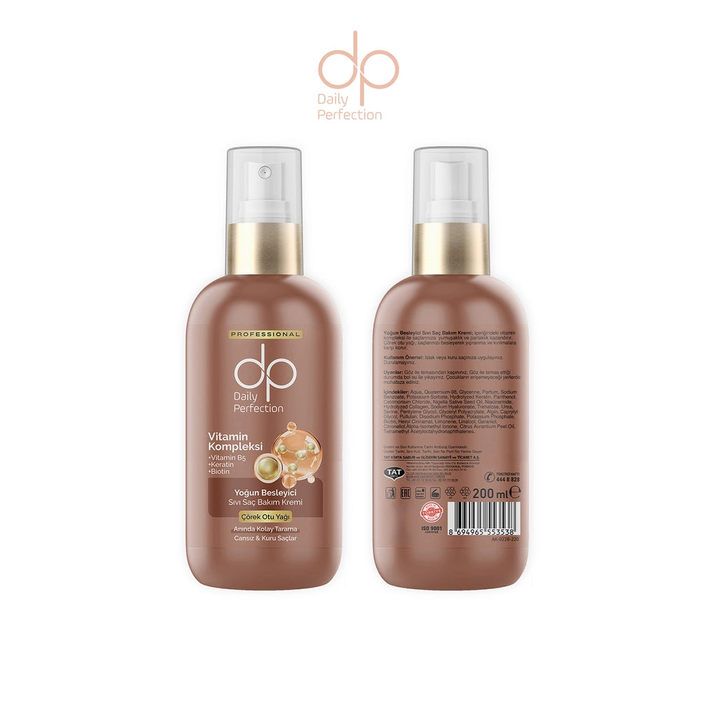 Dp Leave-In Liquid Hair Care Conditioner with Black Cumin Oil 200 ml