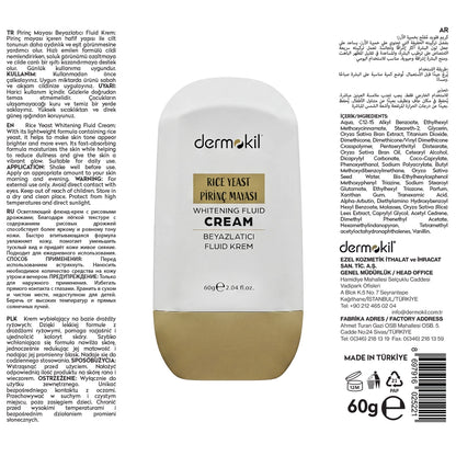 Dermokil Rice Yeast Whitening Fluid Cream 60 gr
