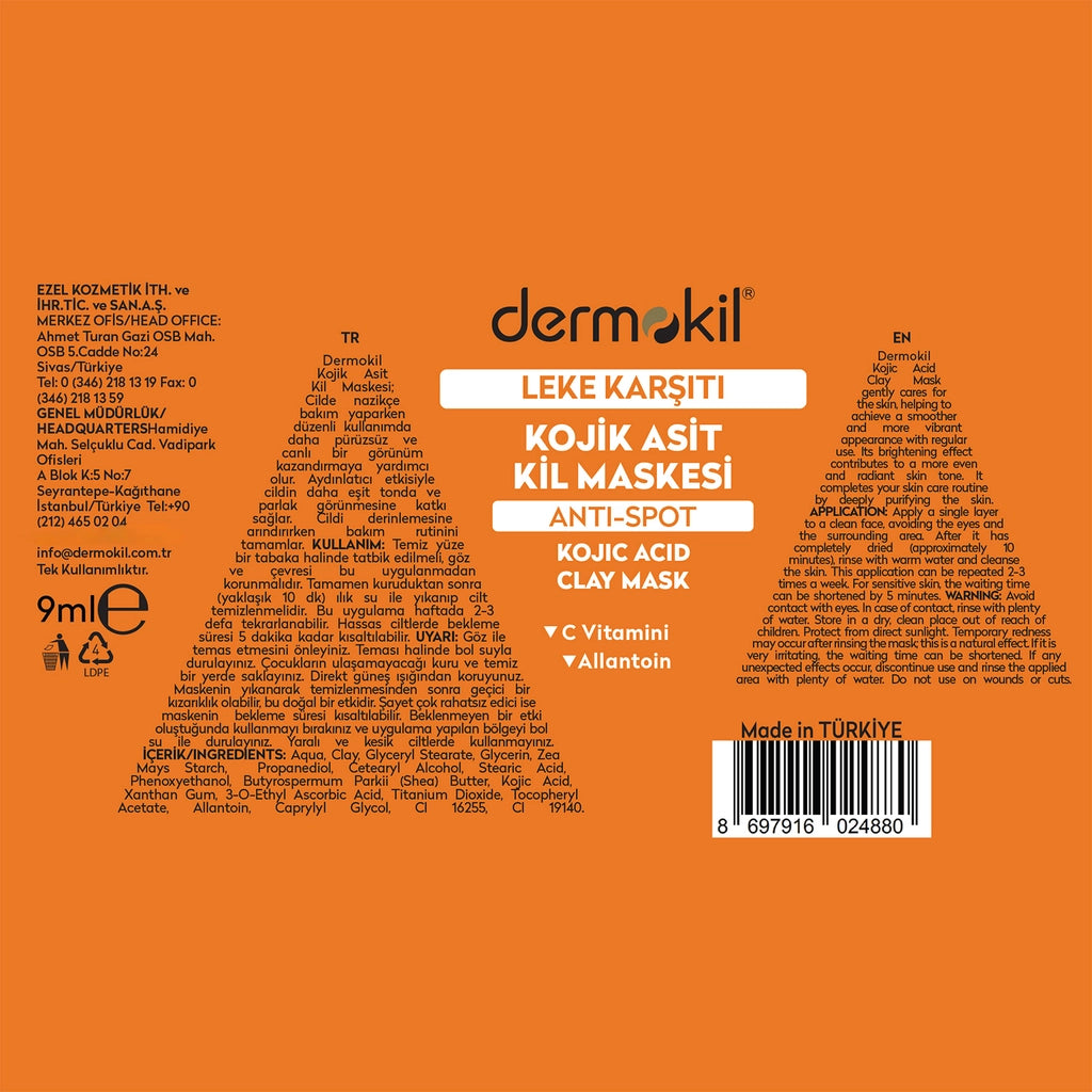 Dermokil Anti-Blemish Kojic Acid Clay Mask 9 ml
