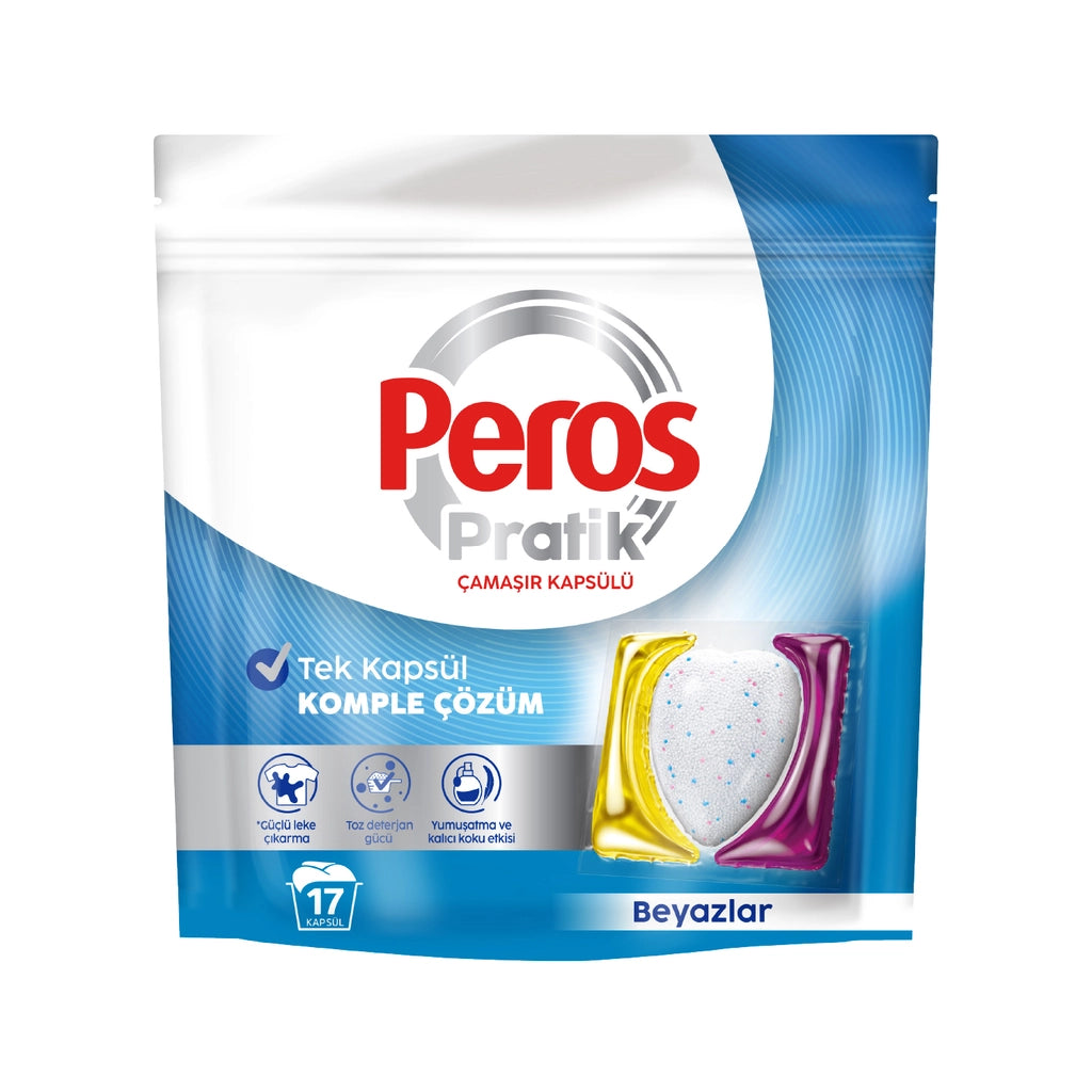 Peros Practical Whites Laundry Capsule 17 Pack
