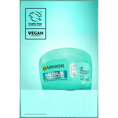 Garnier Salicylic Fresh &amp; Matte Anti-Acne Scar Moisturizing Sorbet Face Cream 85 ml