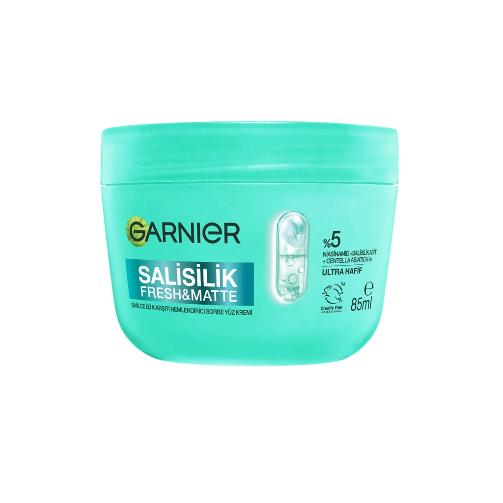Garnier Salicylic Fresh &amp; Matte Anti-Acne Scar Moisturizing Sorbet Face Cream 85 ml