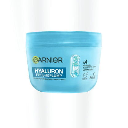 Garnier Hyaluron Fresh &amp; Plump Plumping Moisturizing Sorbet Face Cream 85 ml