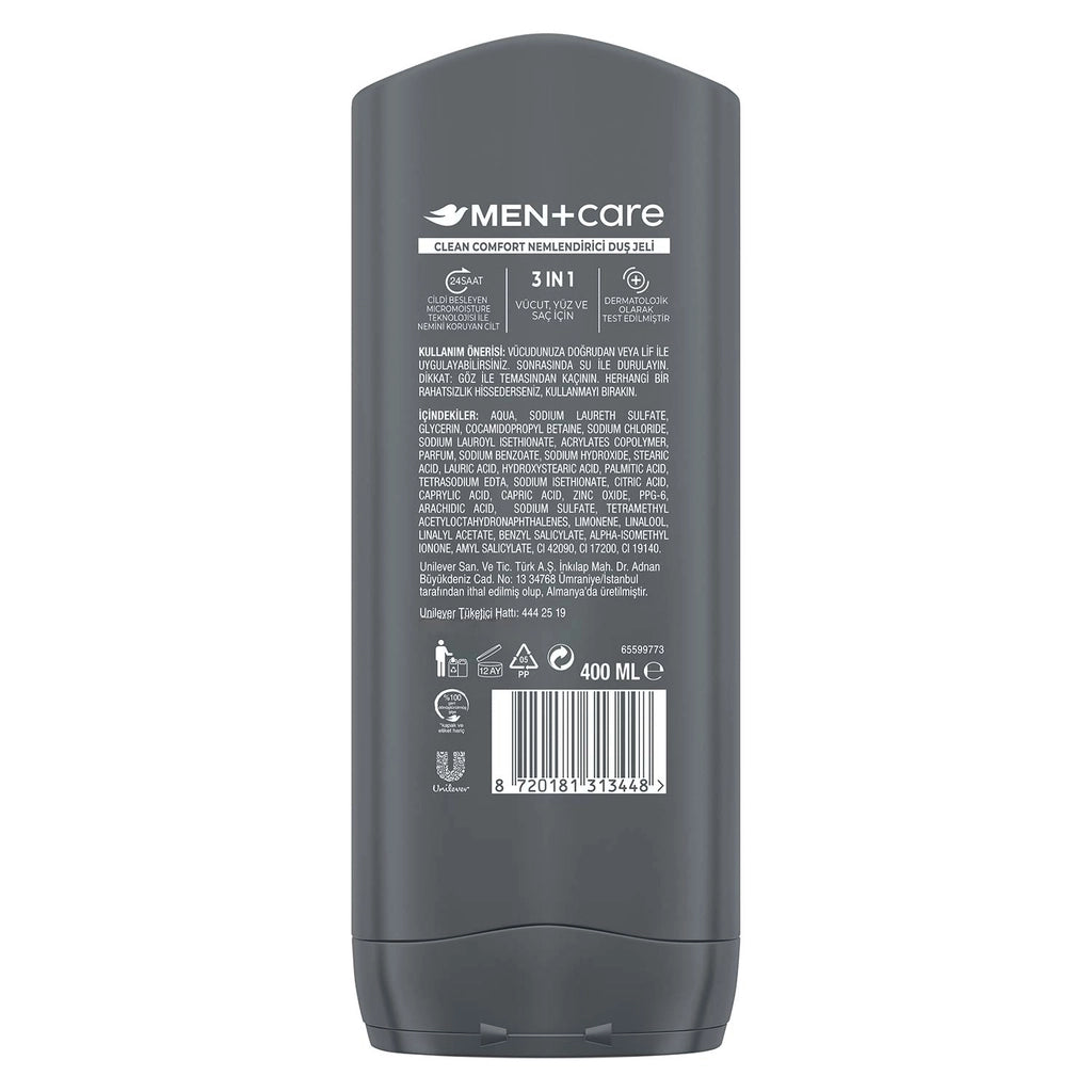 Dove Men +Care Clean Comfort Moisturizing Shower Gel 400 ml