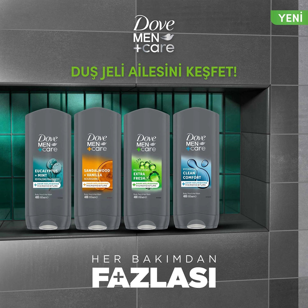 Dove Men +Care Extra Fresh Refreshing Shower Gel 400 ml