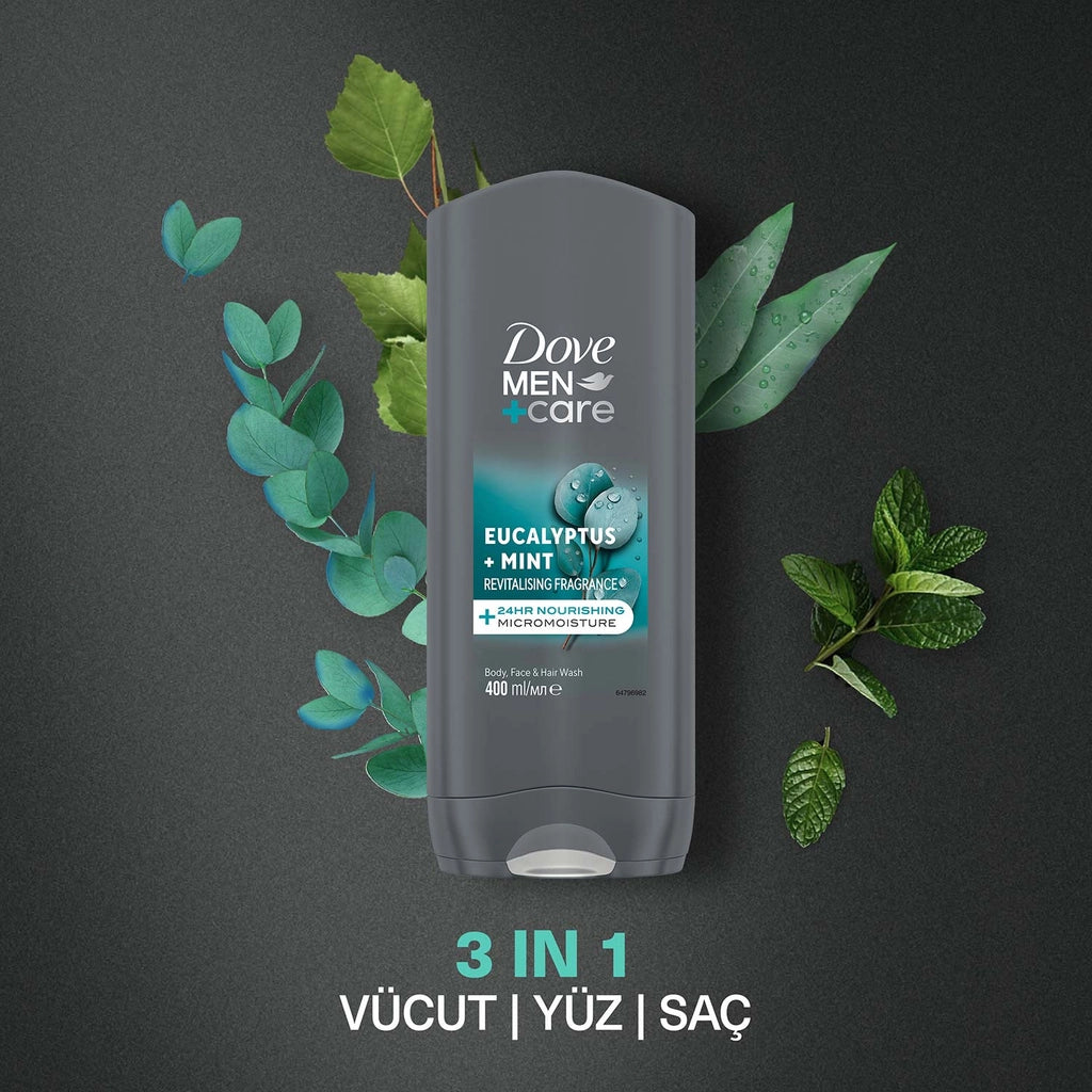 Dove Men +Care Eucalyptus + Mint Revitalizing Shower Gel 400 ml