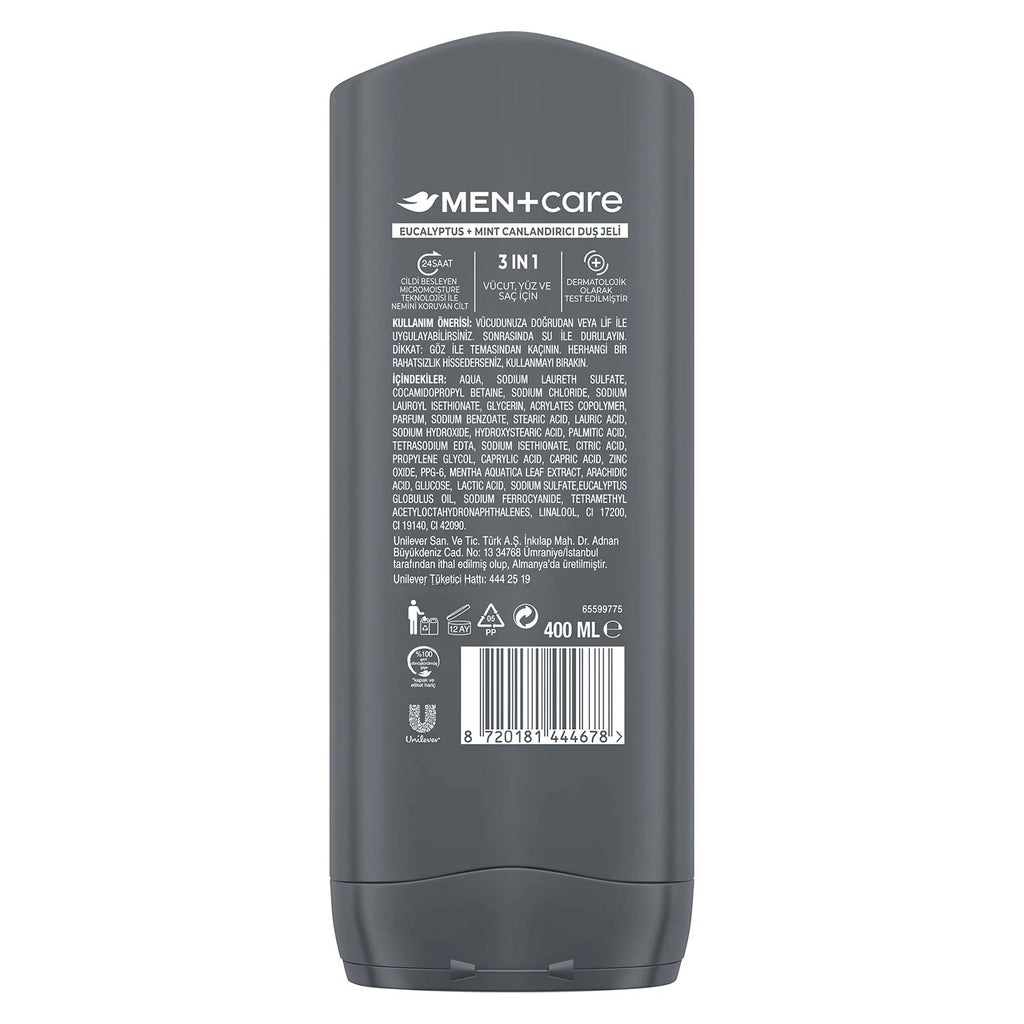 Dove Men +Care Eucalyptus + Mint Revitalizing Shower Gel 400 ml