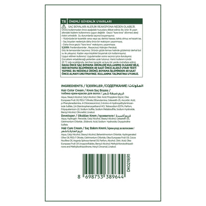 Sea Color Ammonia-Free Hair Dye 1.0 Black