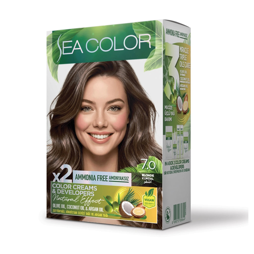 Sea Color Ammonia-Free Hair Dye 6.7 Chocolate Brown