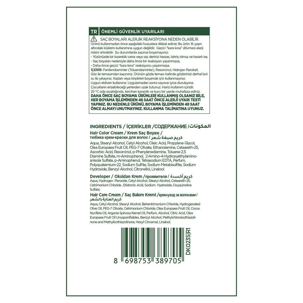 Sea Color Ammonia-Free Hair Dye 8.0 Light Auburn