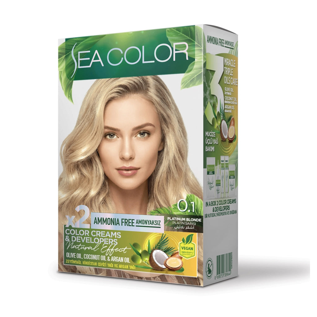 Sea Color Ammonia-Free Hair Dye 6.7 Chocolate Brown