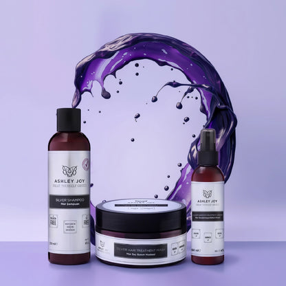 Ashley Joy Anti-Orange Keratin Content Purple Shampoo for Platinum and Blonde Hair 250 ml
