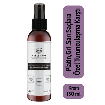 Ashley Joy Anti-Orange Keratin Content Purple Shampoo for Platinum and Blonde Hair 250 ml