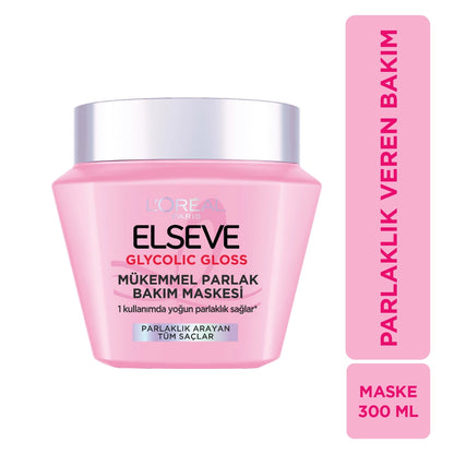 Loreal Paris Elseve Glycolic Gloss Hair Care Mask That Gives Perfect Shine 300 ml