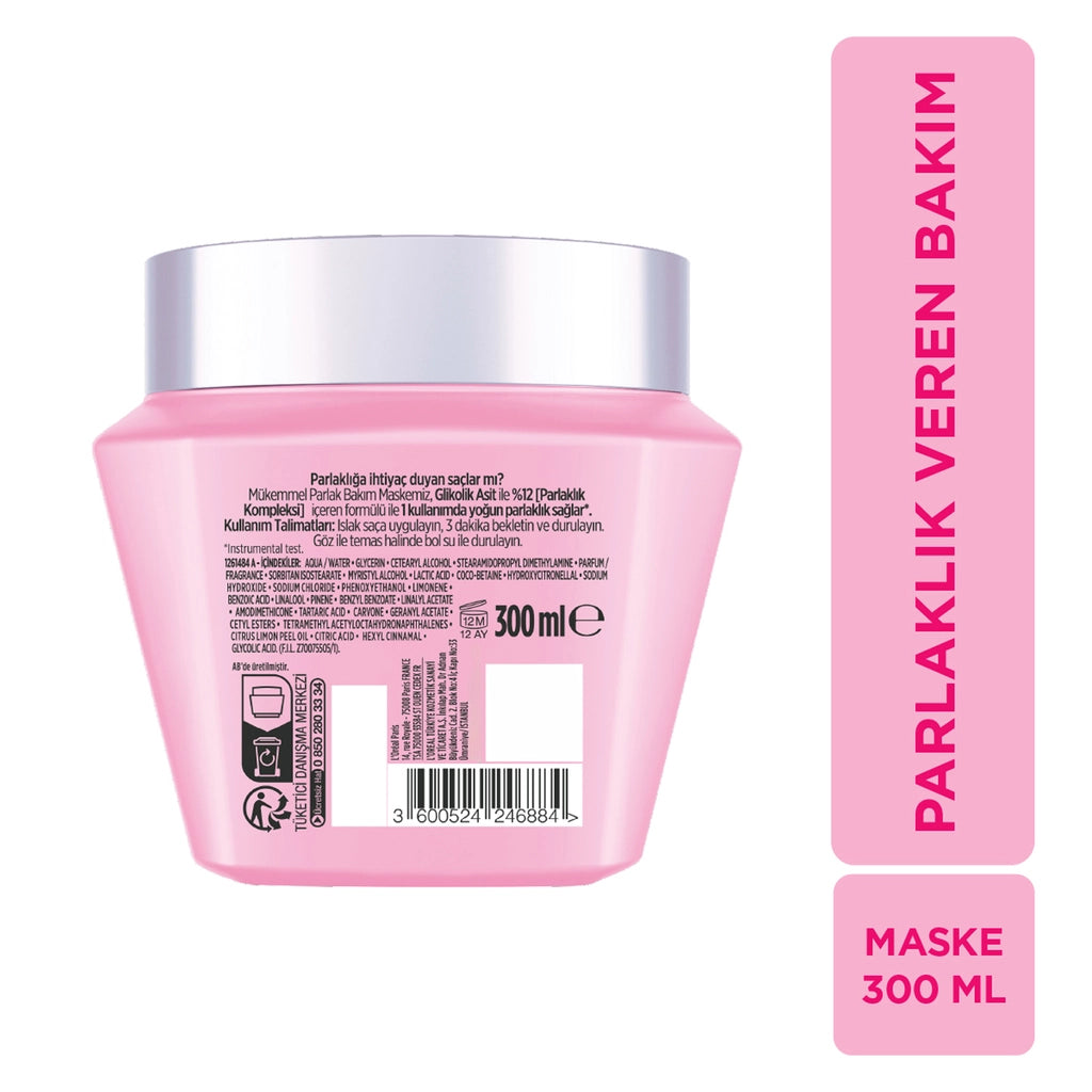 Loreal Paris Elseve Glycolic Gloss Hair Care Mask That Gives Perfect Shine 300 ml