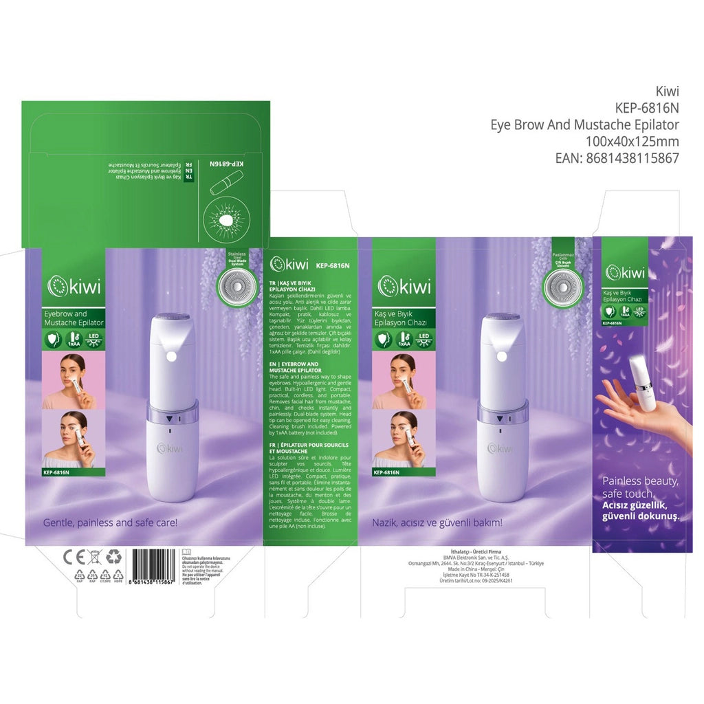 Kiwi Facial Epilation Device KEP-6816N