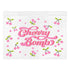 Eklips Cherry Printed Transparent Clutch Bag