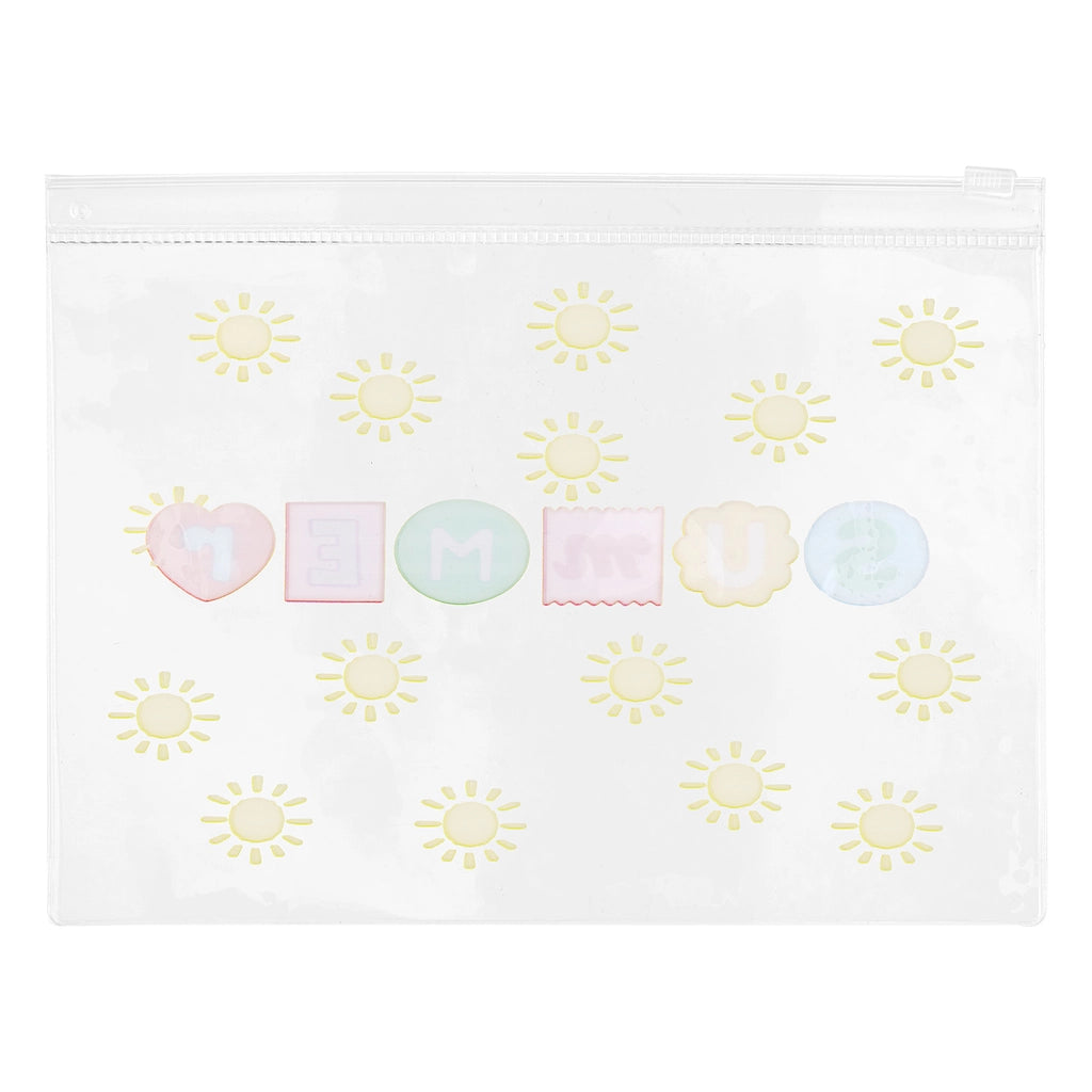 Eklips Sun Summer Transparent Clutch Bag