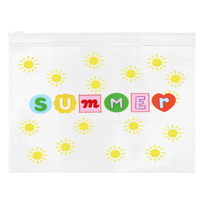 Eklips Sun Summer Transparent Clutch Bag