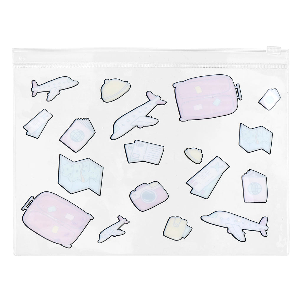 Eklips Colorful Transparent Clutch Bag