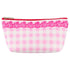 Eklips Pink Plaid Makeup Bag