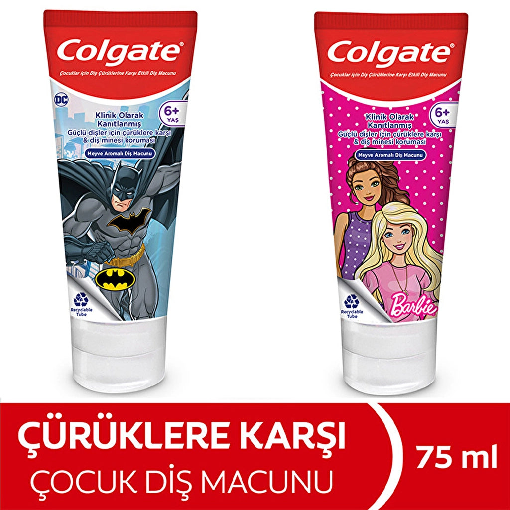 Colgate Barbie Batman Children&