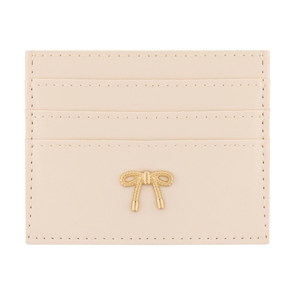 Eklips Cream Bow Card Holder