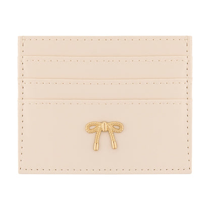 Eklips Cream Bow Card Holder