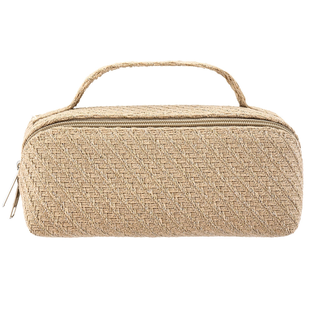 Eklips Beige Box Makeup Bag