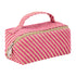 Eklips Pink Striped Box Makeup Bag