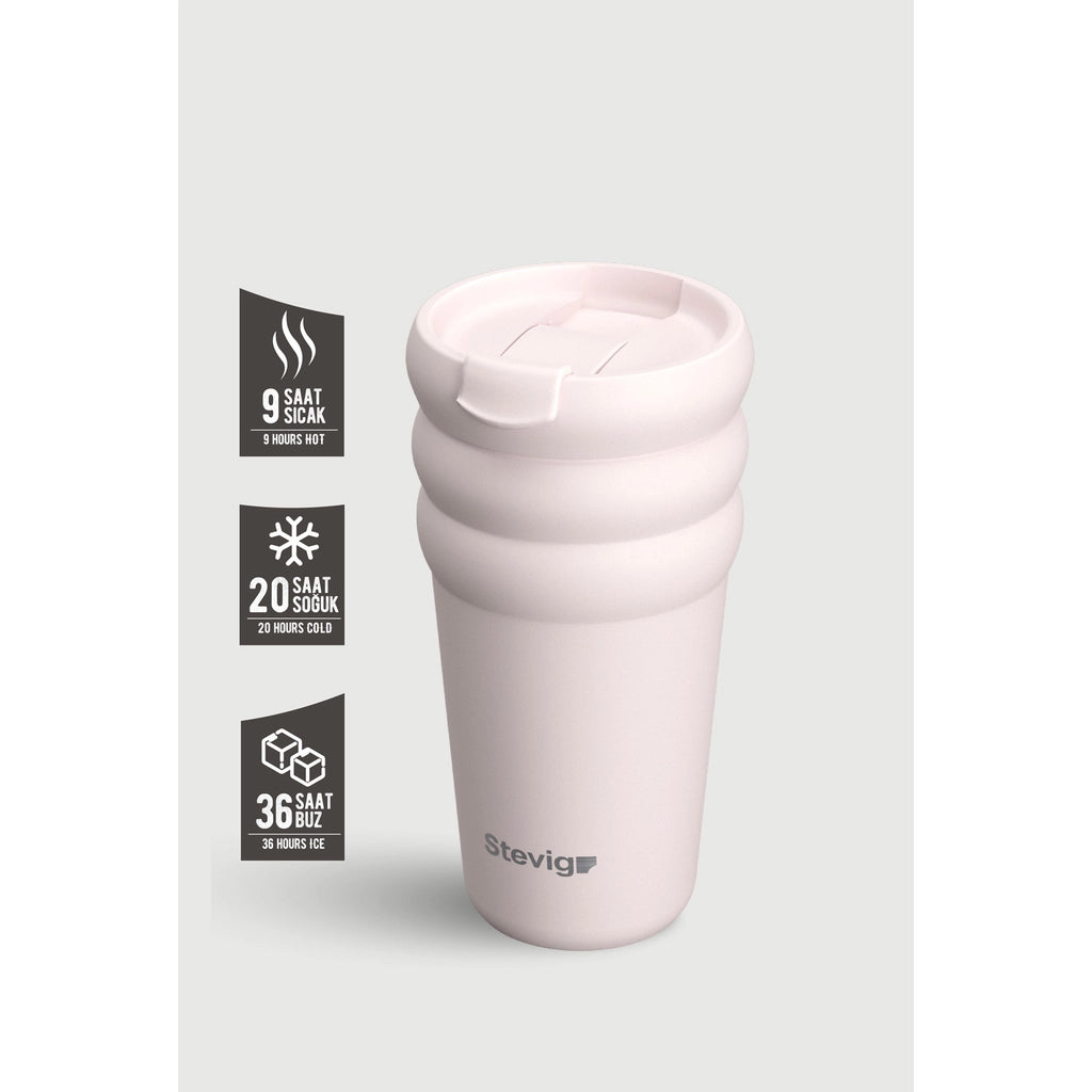 Stevig Bubble Steel Thermos 600 ml ST-244 Crushed Rock