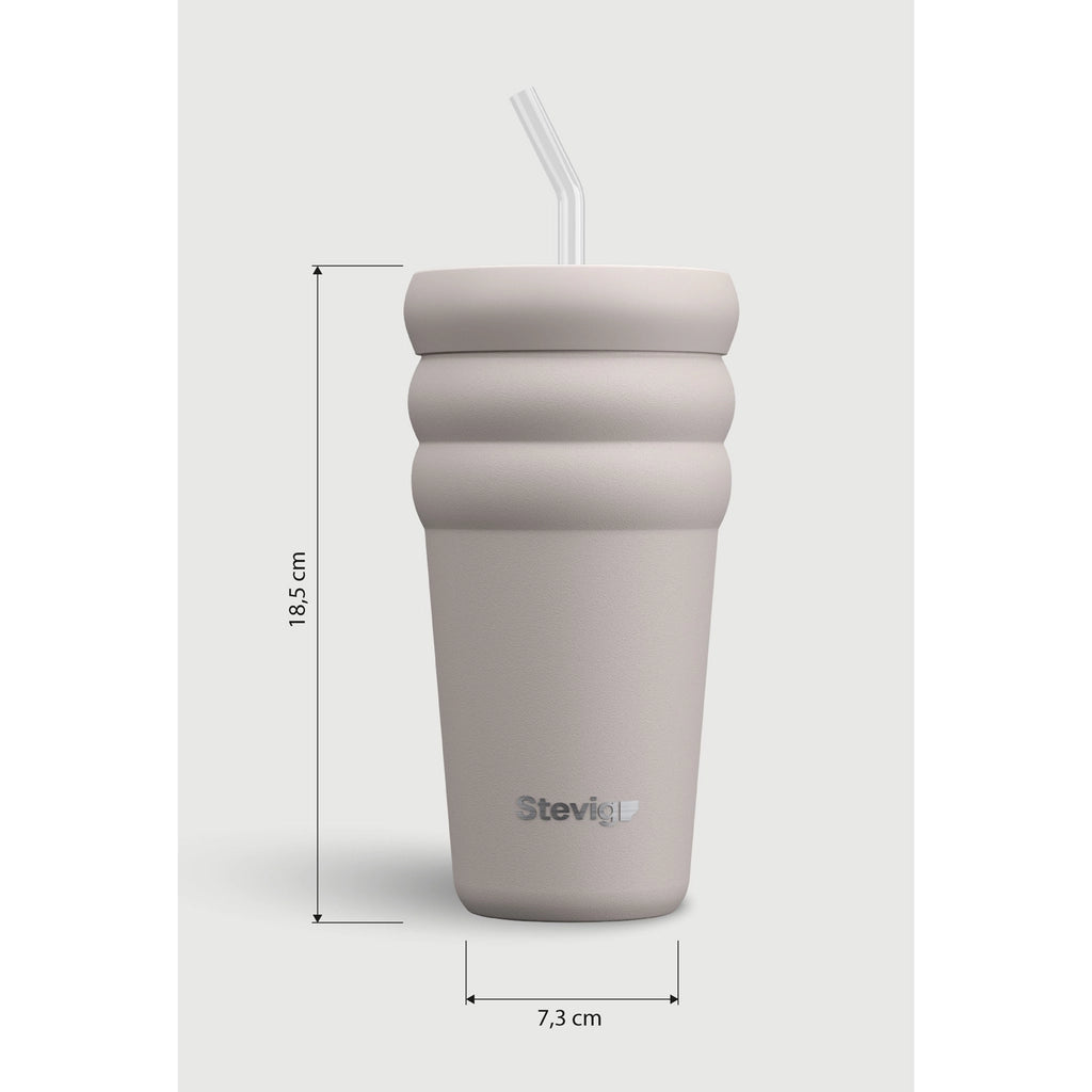 Stevig Bubble Steel Thermos 600 ml ST-244 Crushed Rock