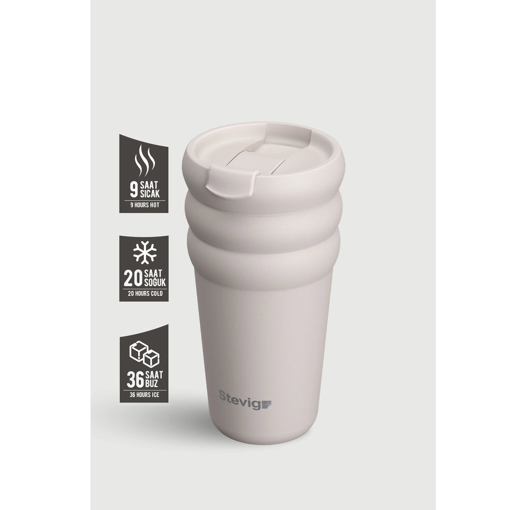 Stevig Bubble Steel Thermos 600 ml ST-244 Crushed Rock