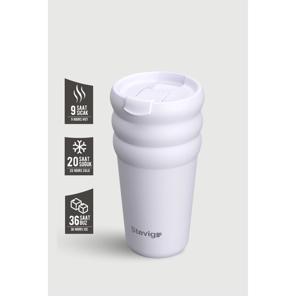 Stevig Bubble Steel Thermos 600 ml ST-244 Crushed Rock