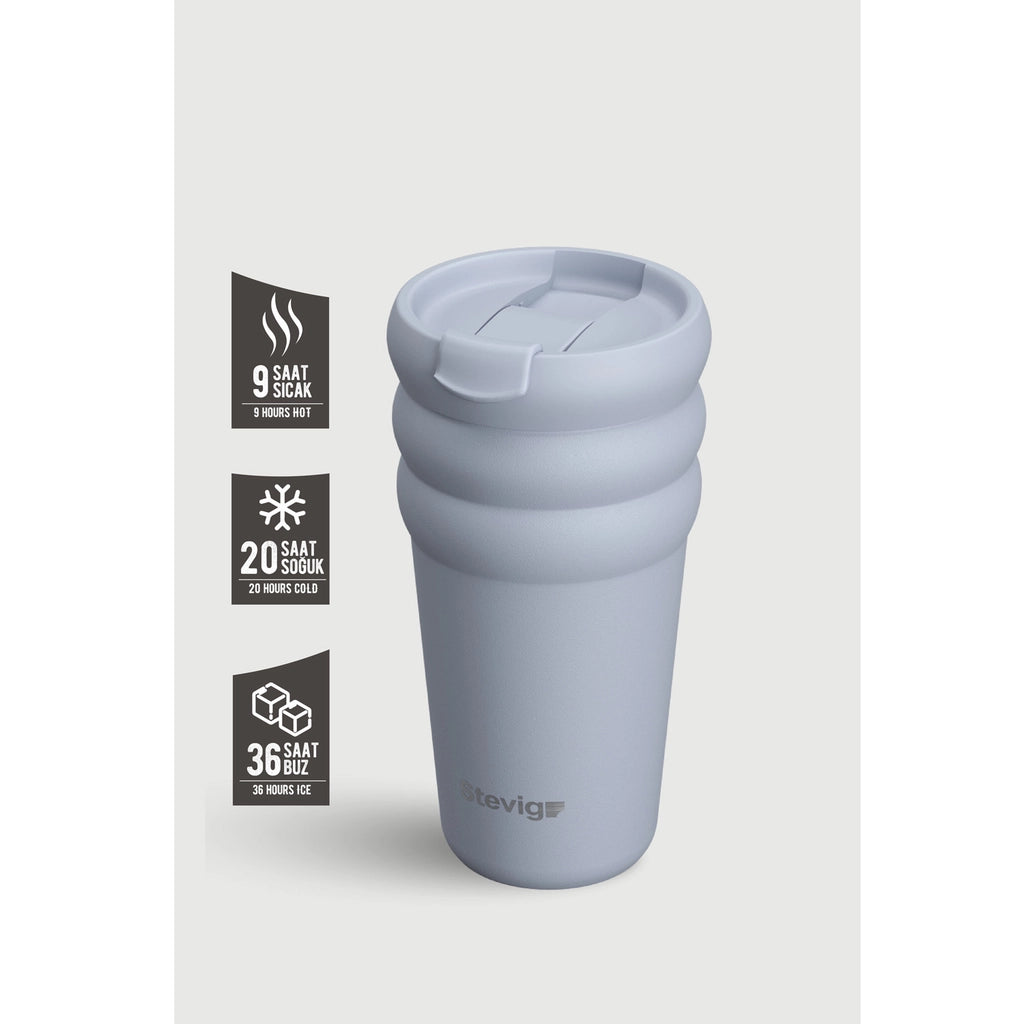 Stevig Bubble Steel Thermos 600 ml ST-244 Crushed Rock