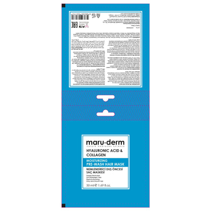 Maruderm Hyaluronic Acid &amp; Collagen Moisturizing Pre-Shower Hair Mask 50 ml