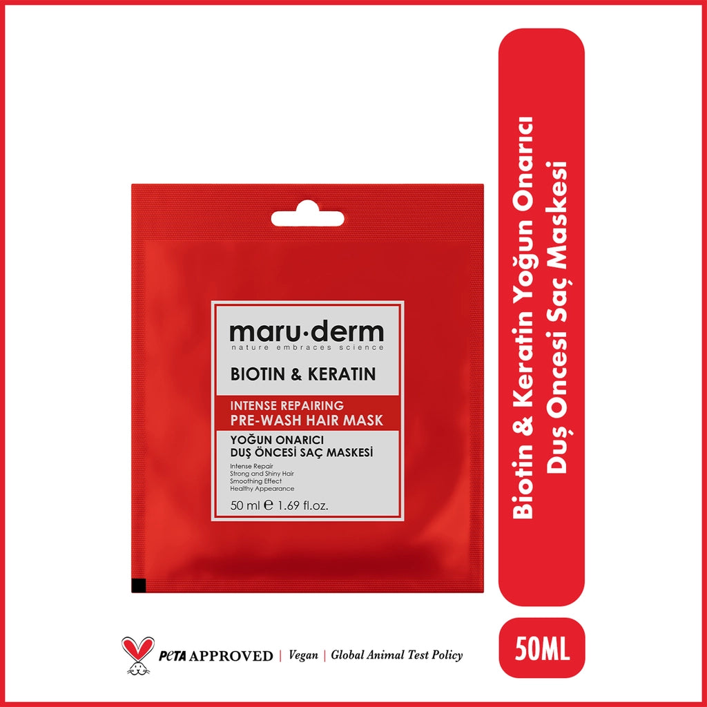 Maruderm Hyaluronic Acid &amp; Collagen Moisturizing Pre-Shower Hair Mask 50 ml