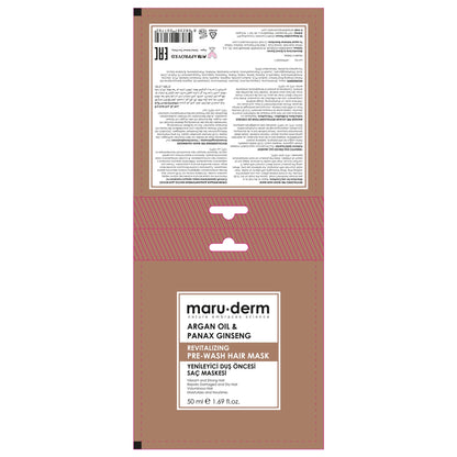 Maruderm Argan Oil &amp; Panax Ginseng Regenerating Pre-Shower Hair Mask 50 ml