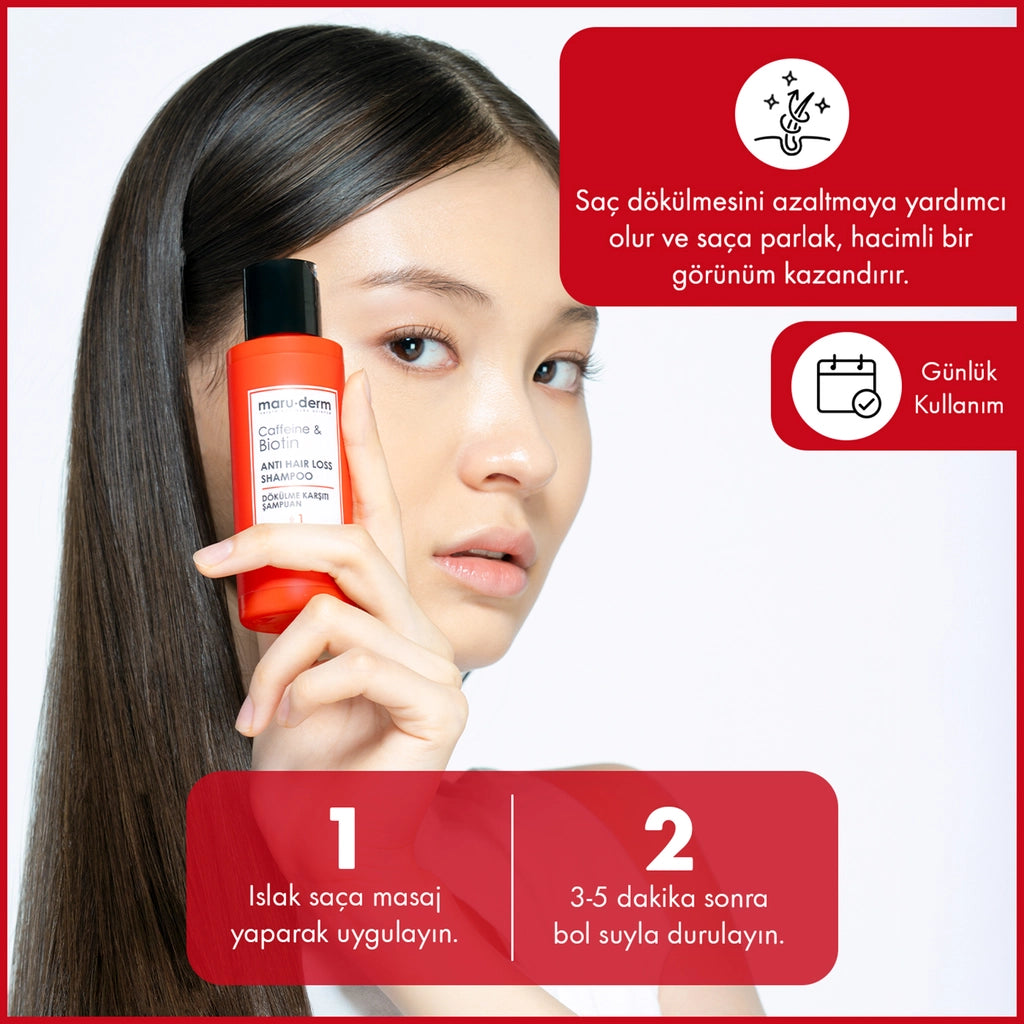 Maruderm Caffeine &amp; Biotin Anti-Hair Shampoo 100 ml