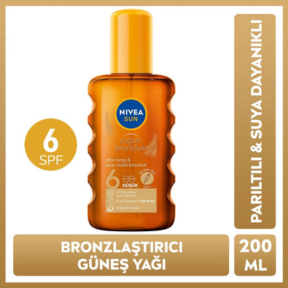 Nivea Sun Bronzing Body Sun Oil 200 ml