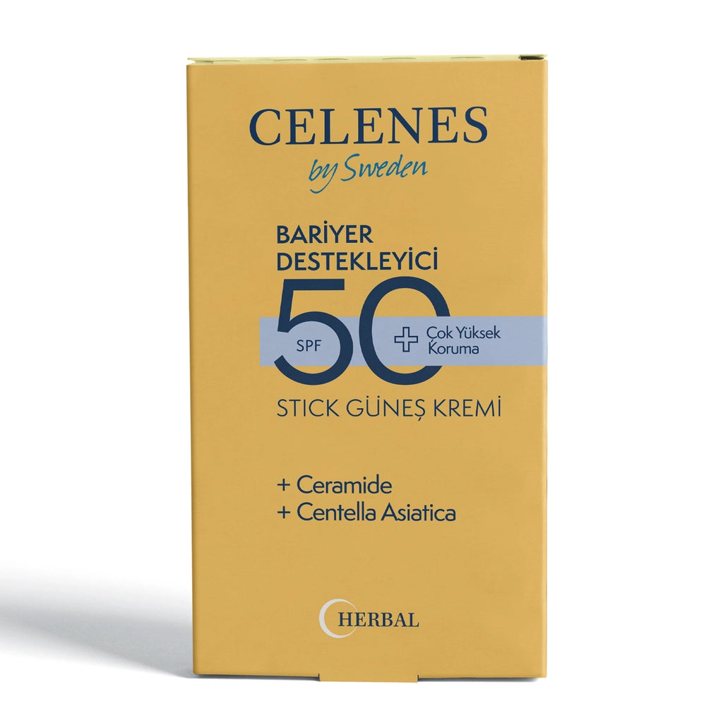 Celenes Herbal 50+SPF Sunscreen Stick Cream 15 gr