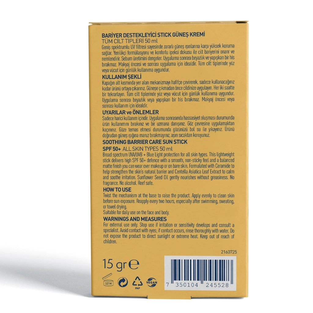 Celenes Herbal 50+SPF Sunscreen Stick Cream 15 gr